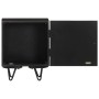 Mesita de noche con frontal de latón mango maciza 40x30x50 cm de , Mesitas de noche - Ref: Foro24-322680, Precio: 126,03 €, D...