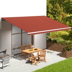 Tela de repuesto para toldo naranja y marrón 6x3,5 m de , Toldos - Ref: Foro24-311964, Precio: 89,31 €, Descuento: %