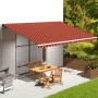 Tela de repuesto para toldo naranja y marrón 6x3,5 m de , Toldos - Ref: Foro24-311964, Precio: 89,31 €, Descuento: %