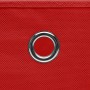 Cajas de almacenaje 4 uds tela no tejida rojo 28x28x28 cm de , Cestas para almacenaje - Ref: Foro24-325219, Precio: 22,19 €, ...