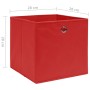 Cajas de almacenaje 4 uds tela no tejida rojo 28x28x28 cm de , Cestas para almacenaje - Ref: Foro24-325219, Precio: 22,19 €, ...