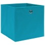 Cajas de almacenaje 10 uds tela no tejida azul bebé 28x28x28 cm de , Cestas para almacenaje - Ref: Foro24-325233, Precio: 39,...