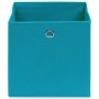 Cajas de almacenaje 10 uds tela no tejida azul bebé 28x28x28 cm de , Cestas para almacenaje - Ref: Foro24-325233, Precio: 39,...