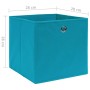 Cajas de almacenaje 10 uds tela no tejida azul bebé 28x28x28 cm de , Cestas para almacenaje - Ref: Foro24-325233, Precio: 39,...