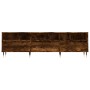 Mueble de TV madera contrachapada roble ahumado 150x30x44,5 cm de , Muebles TV - Ref: Foro24-831265, Precio: 84,63 €, Descuen...