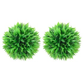 Bolas de boj artificial 2 unidades 20 cm de , Flora artificial - Ref: Foro24-315472, Precio: 21,48 €, Descuento: %