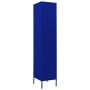 Armario taquilla de acero azul marino 35x46x180 cm de , Taquillas y armarios de almacenamiento - Ref: Foro24-336253, Precio: ...