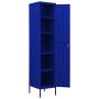 Armario taquilla de acero azul marino 35x46x180 cm de , Taquillas y armarios de almacenamiento - Ref: Foro24-336253, Precio: ...