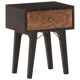 Mesita de noche de madera maciza reciclada 40x30x50 cm de , Mesitas de noche - Ref: Foro24-287856, Precio: 86,66 €, Descuento: %