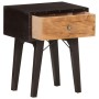 Mesita de noche de madera maciza reciclada 40x30x50 cm de , Mesitas de noche - Ref: Foro24-287856, Precio: 86,66 €, Descuento: %