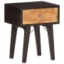 Mesita de noche de madera maciza reciclada 40x30x50 cm de , Mesitas de noche - Ref: Foro24-287856, Precio: 86,66 €, Descuento: %