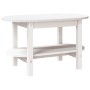 Mesa de centro de madera maciza de pino blanco 80x45x45 cm de , Mesas de centro - Ref: Foro24-822293, Precio: 78,05 €, Descue...
