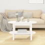 Mesa de centro de madera maciza de pino blanco 80x45x45 cm de , Mesas de centro - Ref: Foro24-822293, Precio: 78,05 €, Descue...