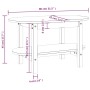 Mesa de centro de madera maciza de pino blanco 80x45x45 cm de , Mesas de centro - Ref: Foro24-822293, Precio: 78,05 €, Descue...
