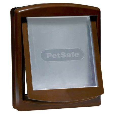 PetSafe Puerta mascotas 2-vías 755 mediana 26,7x22,8 marrón 5021 de , Puertas para animales domésticos - Ref: Foro24-411399, ...