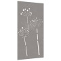 Adorno de pared de jardín acero corten diseño flores 105x55 cm de , Carteles, copias y arte visual - Ref: Foro24-824486, Prec...