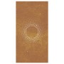 Adorno de pared de jardín acero corten diseño sol 105x55 cm de , Carteles, copias y arte visual - Ref: Foro24-824490, Precio:...