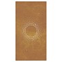 Adorno de pared de jardín acero corten diseño sol 105x55 cm de , Carteles, copias y arte visual - Ref: Foro24-824490, Precio:...