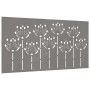 Adorno de pared de jardín acero corten diseño flores 105x55 cm de , Carteles, copias y arte visual - Ref: Foro24-824499, Prec...