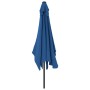 Sombrilla de jardín con palo de metal azul azure 300x200 cm de , Sombrillas - Ref: Foro24-47129, Precio: 66,26 €, Descuento: %