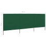 Paravientos de playa de 3 paneles tela verde 400x80 cm de , Sombrillas - Ref: Foro24-47141, Precio: 39,23 €, Descuento: %
