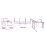 Juego de sofás con cojines 3 piezas terciopelo rosa de , Sofás - Ref: Foro24-3201479, Precio: 696,50 €, Descuento: %
