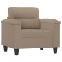 Juego de sofás con cojines 3 piezas tela microfibra gris taupe de , Sofás - Ref: Foro24-3202302, Precio: 837,20 €, Descuento:...