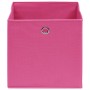 Cajas de almacenaje 4 uds tela rosa 32x32x32 cm de , Cestas para almacenaje - Ref: Foro24-288345, Precio: 25,18 €, Descuento: %