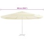 Tela de repuesto para sombrilla color arena 500 cm de , Telas para sombrillas y toldos - Ref: Foro24-312538, Precio: 68,58 €,...