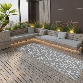 Alfombra de exterior ARAKIL gris 80x250 cm PP de , Protectores para exterior - Ref: Foro24-317009, Precio: 39,02 €, Descuento: %