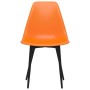 Sillas de comedor 2 unidades PP naranja de , Sillas de comedor - Ref: Foro24-338060, Precio: 103,70 €, Descuento: %