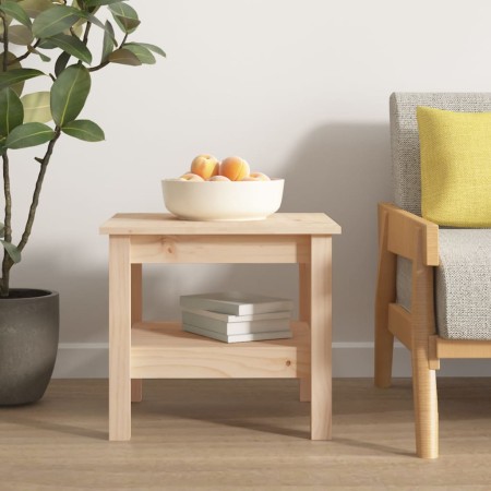 Mesa de centro de madera maciza de pino 45x45x40 cm de , Mesas de centro - Ref: Foro24-814264, Precio: 57,10 €, Descuento: -5%%