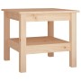 Mesa de centro de madera maciza de pino 45x45x40 cm de , Mesas de centro - Ref: Foro24-814264, Precio: 57,10 €, Descuento: -5%%