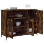 Aparador madera de ingeniería roble ahumado 100x35x75 cm de , Aparadores - Ref: Foro24-835511, Precio: 75,64 €, Descuento: %