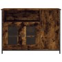 Aparador madera de ingeniería roble ahumado 100x35x75 cm de , Aparadores - Ref: Foro24-835511, Precio: 75,64 €, Descuento: %