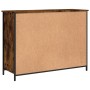 Aparador madera de ingeniería roble ahumado 100x35x75 cm de , Aparadores - Ref: Foro24-835511, Precio: 75,64 €, Descuento: %