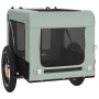 Remolque de bicicleta mascotas hierro tela Oxford gris negro de , Cochecitos para mascotas - Ref: Foro24-93909, Precio: 88,79...