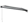 Toldo retráctil aluminio y tela gris antracita 4,5x3 m de , Toldos - Ref: Foro24-3154464, Precio: 277,77 €, Descuento: %