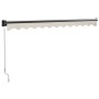 Toldo retráctil aluminio y tela color crema 3x2,5 m de , Toldos - Ref: Foro24-3154451, Precio: 201,31 €, Descuento: %