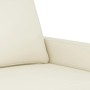 Juego de sofás con cojines 3 piezas terciopelo crema de , Sofás - Ref: Foro24-3201514, Precio: 541,06 €, Descuento: %