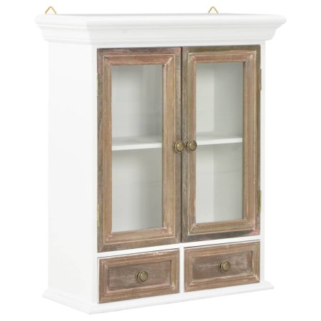 Armario de pared de madera maciza blanco 49x22x59 cm de , Armarios de cocina - Ref: Foro24-280073, Precio: 96,91 €, Descuento: %