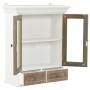 Armario de pared de madera maciza blanco 49x22x59 cm de , Armarios de cocina - Ref: Foro24-280073, Precio: 96,91 €, Descuento: %