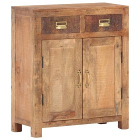 Aparador de madera de mango maciza rugosa 65x30x75 cm de , Aparadores - Ref: Foro24-247735, Precio: 276,93 €, Descuento: %