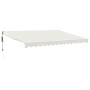 Toldo retráctil automático color crema 4,5x3 m de , Toldos - Ref: Foro24-3154479, Precio: 419,11 €, Descuento: %