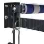 Toldo retráctil automático azul y blanco 5x3 m de , Toldos - Ref: Foro24-3154500, Precio: 432,24 €, Descuento: %