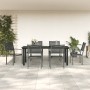 Juego de comedor para jardín 7 piezas acero y textilene negro de , Conjuntos de jardín - Ref: Foro24-3200732, Precio: 479,55 ...