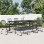 Juego de comedor de jardín 9 piezas ratán PVC negro de , Conjuntos de jardín - Ref: Foro24-3099214, Precio: 633,54 €, Descuen...