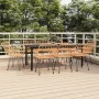 Juego de comedor de jardín 9 piezas ratán sintético de , Conjuntos de jardín - Ref: Foro24-3157865, Precio: 761,73 €, Descuen...