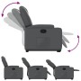 Sillón reclinable elevable cuero artificial gris de , Sillones - Ref: Foro24-3204433, Precio: 340,06 €, Descuento: -5%%
