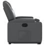 Sillón reclinable elevable cuero artificial gris de , Sillones - Ref: Foro24-3204433, Precio: 340,06 €, Descuento: -5%%